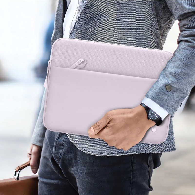 Tech-Protect Sleeve за лаптоп 13-14 инча, светло бежов (Pale) - Tech-Protect Sleeve за лаптоп 13-14 инча, светло бежов (Pale) - 5906302335411