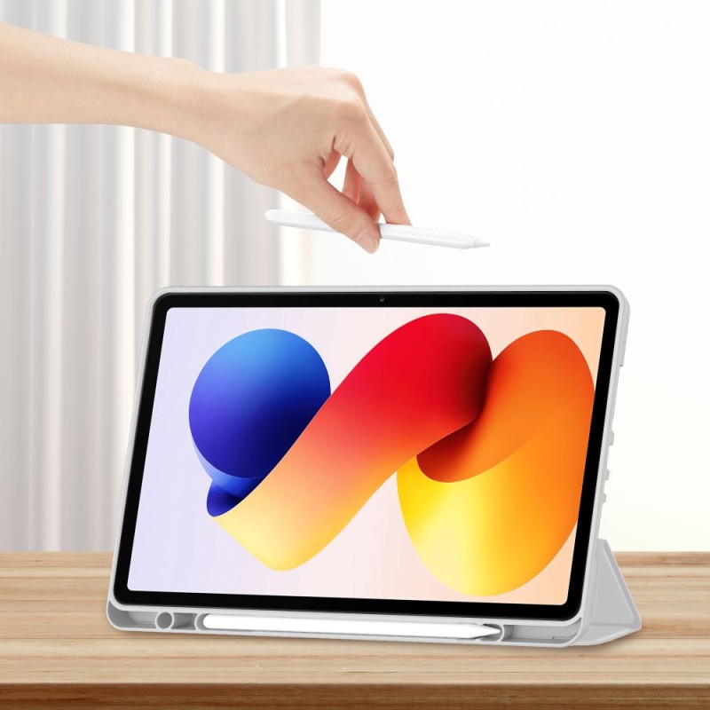 TECH-PROTECT SmartCase Pen калъф за Xiaomi POCO Pad M1 / Redmi Pad 2 Pro 12.1 (сив) - 5906302335466