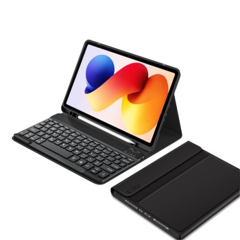 Tech-Protect SC Pen калъф + Bluetooth клавиатура за Xiaomi Redmi Pad 2 Pro 12.1 / Poco Pad M1 (черен)