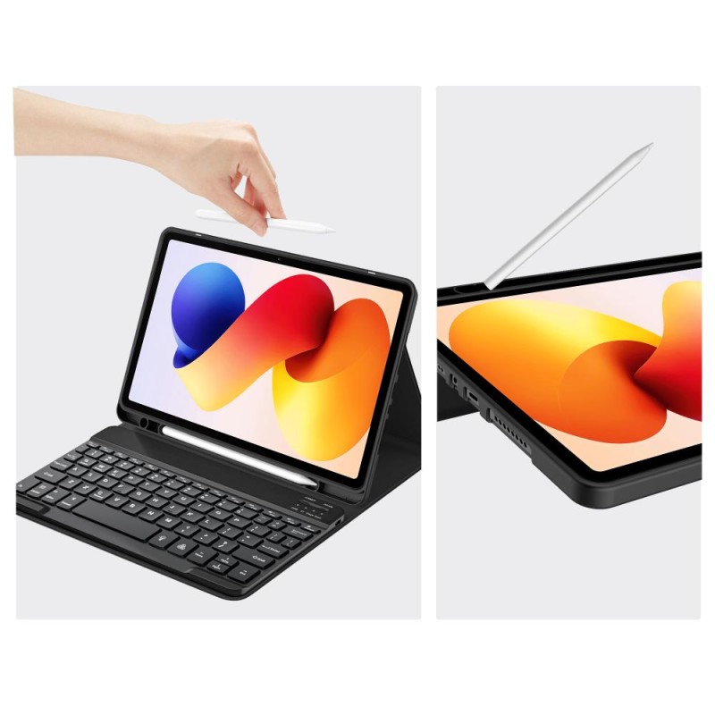 Tech-Protect SC Pen калъф + Bluetooth клавиатура за Xiaomi Redmi Pad 2 Pro 12.1 / Poco Pad M1 (черен) - Tech-Protect SC Pen калъф + Bluetooth клавиатура за Xiaomi Redmi Pad 2 Pro 12.1 / Poco Pad M1 (черен) - 5906302335473