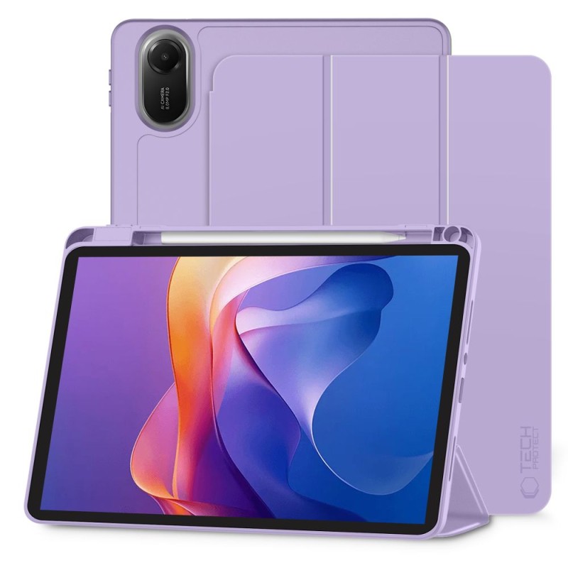 TECH-PROTECT SmartCase Pen за Xiaomi Redmi Pad 2 11.0 (виолетов) - TECH-PROTECT SmartCase Pen за Xiaomi Redmi Pad 2 11.0 (виолетов) - 5906302335480