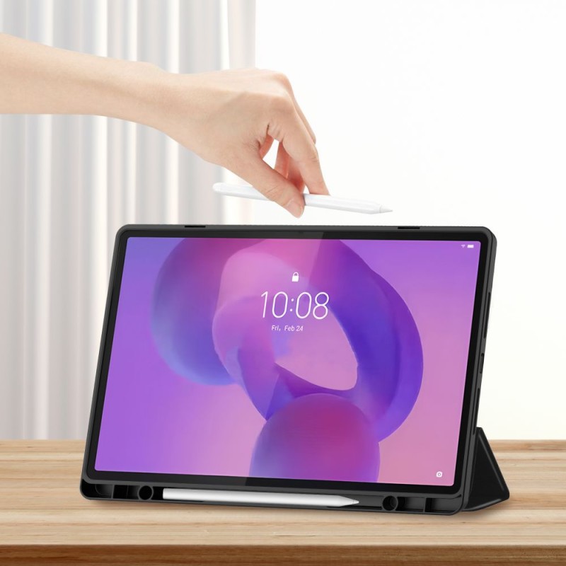 TECH-PROTECT SmartCase Pen калъф с отделение за стилус за Lenovo IdeaTab Plus 12.1 (TB-361) – черен - TECH-PROTECT SmartCase Pen калъф с отделение за стилус за Lenovo IdeaTab Plus 12.1 (TB-361) – черен - 5906302335596