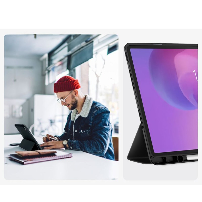 TECH-PROTECT SmartCase Pen калъф с отделение за стилус за Lenovo IdeaTab Plus 12.1 (TB-361) – черен - TECH-PROTECT SmartCase Pen калъф с отделение за стилус за Lenovo IdeaTab Plus 12.1 (TB-361) – черен - 5906302335596