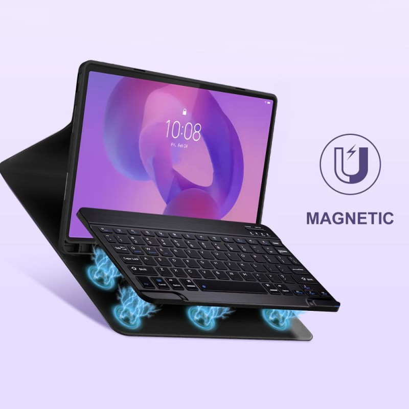 Tech-Protect SC Pen кейс + Bluetooth клавиатура за Lenovo IdeaTab Plus 12.1 TB-361 (черен) - Tech-Protect SC Pen кейс + Bluetooth клавиатура за Lenovo IdeaTab Plus 12.1 TB-361 (черен) - 5906302335619
