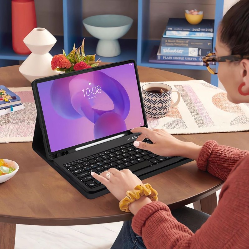 Tech-Protect SC Pen кейс + Bluetooth клавиатура за Lenovo IdeaTab Plus 12.1 TB-361 (черен) - Tech-Protect SC Pen кейс + Bluetooth клавиатура за Lenovo IdeaTab Plus 12.1 TB-361 (черен) - 5906302335619