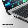 TECH-PROTECT SmartShell Pro за MacBook Pro 14 (M1–M5 Pro / M5 Pro Max) 2021–2026 Black/Clear - 5906302335626