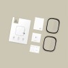 Tech-Protect Glass Ring (2 бр.) закалено стъкло за Apple Watch Ultra 1/2/3 (49 мм) Titanium - 5906302335633