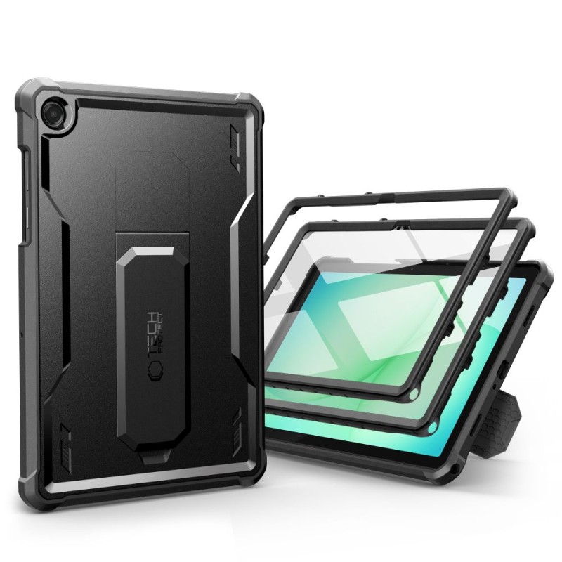 Tech-Protect Kevlar Pro 2-SET за Samsung Galaxy Tab A9+ / A11+ Plus 11.0 (X210 / X215 / X216 / X230 / X235 / X236) BLACK - Tech-Protect Kevlar Pro 2-SET за Samsung Galaxy Tab A9+ / A11+ Plus 11.0 (X210 / X215 / X216 / X230 / X235 / X236) BLACK - 5906302335688