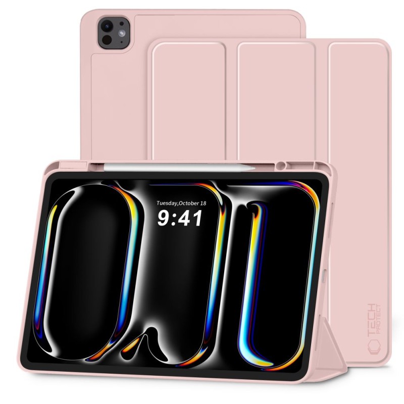 TECH-PROTECT SC PEN SmartCase за iPad Pro 13” (7/8/2024–2025) Pink - TECH-PROTECT SC PEN SmartCase за iPad Pro 13” (7/8/2024–2025) Pink - 5906302335756