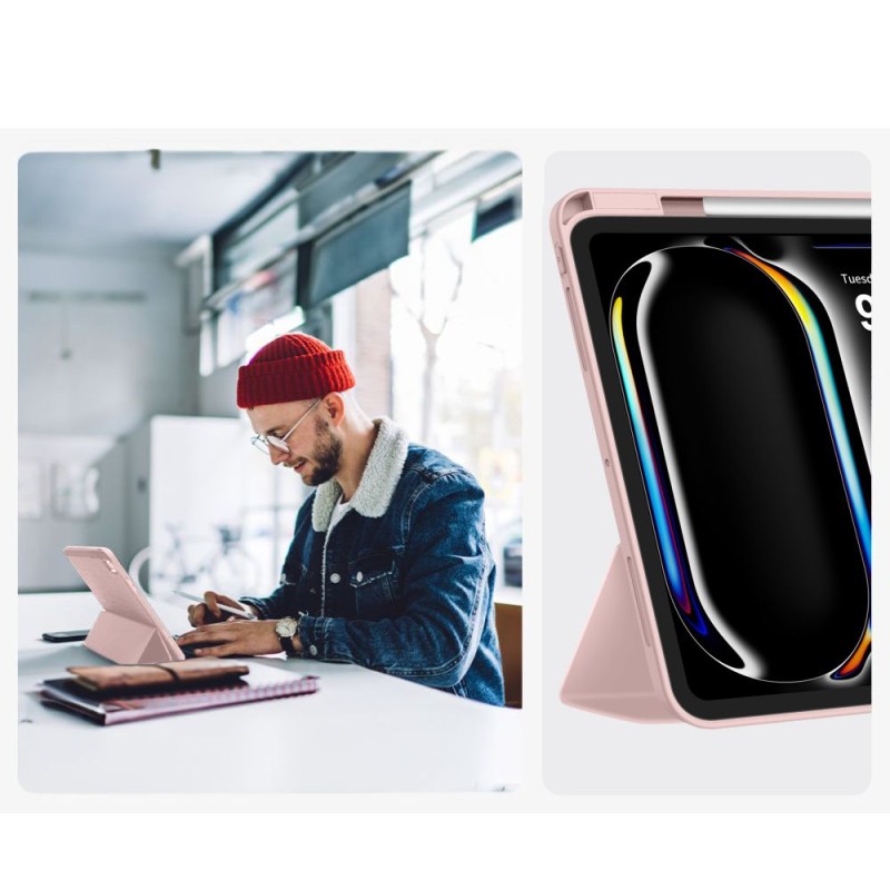 TECH-PROTECT SC PEN SmartCase за iPad Pro 13” (7/8/2024–2025) Pink - TECH-PROTECT SC PEN SmartCase за iPad Pro 13” (7/8/2024–2025) Pink - 5906302335756