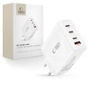 TECH-PROTECT NC120W-GAN мрежово зарядно 4-порт 120W PD / QC3.0 (GaN) – бяло - TECH-PROTECT NC120W-GAN мрежово зарядно 4-порт 120W PD / QC3.0 (GaN) – бяло - 5906302335923