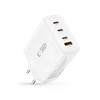 Tech-Protect NC140W-GAN GaN мрежово зарядно 140W, 4 порта (3×USB-C + 1×USB-A) PD & QC3.0, бяло - Tech-Protect NC140W-GAN GaN мрежово зарядно 140W, 4 порта (3×USB-C + 1×USB-A) PD & QC3.0, бяло - 5906302335947