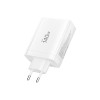Tech-Protect NC140W-GAN GaN мрежово зарядно 140W, 4 порта (3×USB-C + 1×USB-A) PD & QC3.0, бяло - Tech-Protect NC140W-GAN GaN мрежово зарядно 140W, 4 порта (3×USB-C + 1×USB-A) PD & QC3.0, бяло - 5906302335947