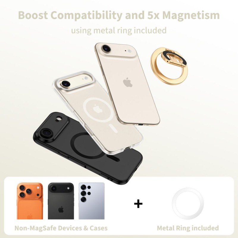 TECH-PROTECT MMR400 LAMANO Магнитен Magsafe пръстен за телефон, златист - 5906302335961