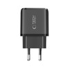 Tech-Protect NCA45W-GAN 2-портов мрежов зарядно устройство PD 45W / QC3.0 + Type-C кабел (черен) - Tech-Protect NCA45W-GAN 2-портов мрежов зарядно устройство PD 45W / QC3.0 + Type-C кабел (черен) - 5906302336005
