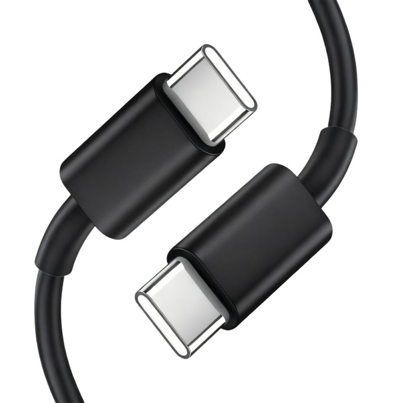 Tech-Protect NCA45W-GAN 2-портов мрежов зарядно устройство PD 45W / QC3.0 + Type-C кабел (черен) - Tech-Protect NCA45W-GAN 2-портов мрежов зарядно устройство PD 45W / QC3.0 + Type-C кабел (черен) - 5906302336005