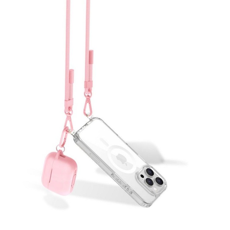 Tech-Protect C5SE Слинк/каишка за телефон през рамо, въженa, baby pink - Tech-Protect C5SE Слинк/каишка за телефон през рамо, въженa, baby pink - 5906302336029
