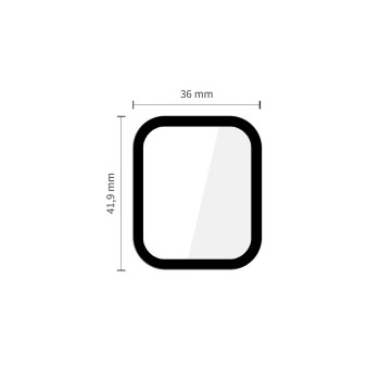 Tech-Protect Glass Flex+ хибридно стъкло за Apple Watch 4/5/6/SE 1/2/3 (44mm), 2 броя, черно Tech-Protect Glass Flex+ хибридно стъкло за Apple Watch 4/5/6/SE 1/2/3 (44mm), 2 броя, черно