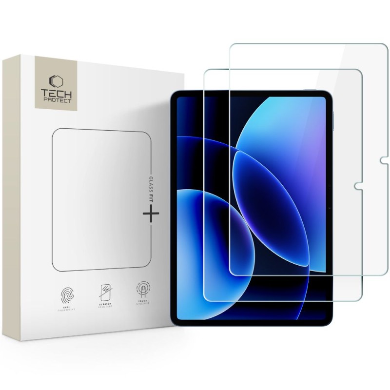 Tech-Protect Glass Fit+ закалено стъкло (2 бр.) за Xiaomi Pad 7 / 7 Pro / 8 / 8 Pro 11.2 Clear - Tech-Protect Glass Fit+ закалено стъкло (2 бр.) за Xiaomi Pad 7 / 7 Pro / 8 / 8 Pro 11.2 Clear - 5906302339440