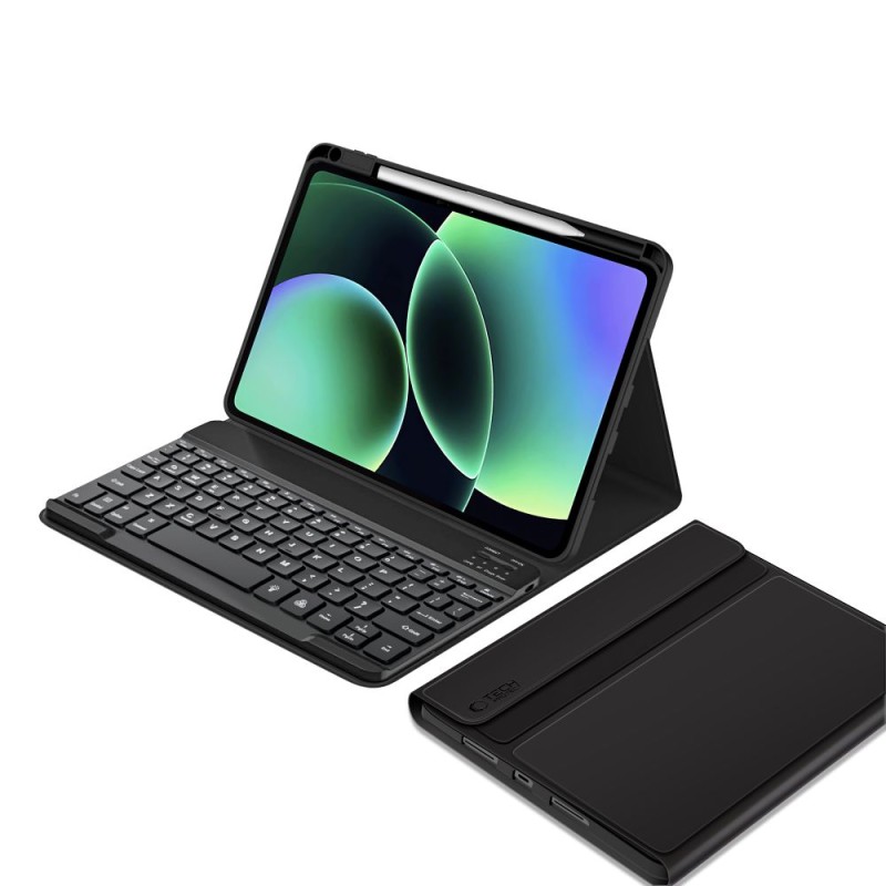 Tech-Protect SC Pen + Keyboard кейс за Xiaomi Pad 7 / 7 Pro / 8 / 8 Pro 11.2 (черен) - 5906302339464