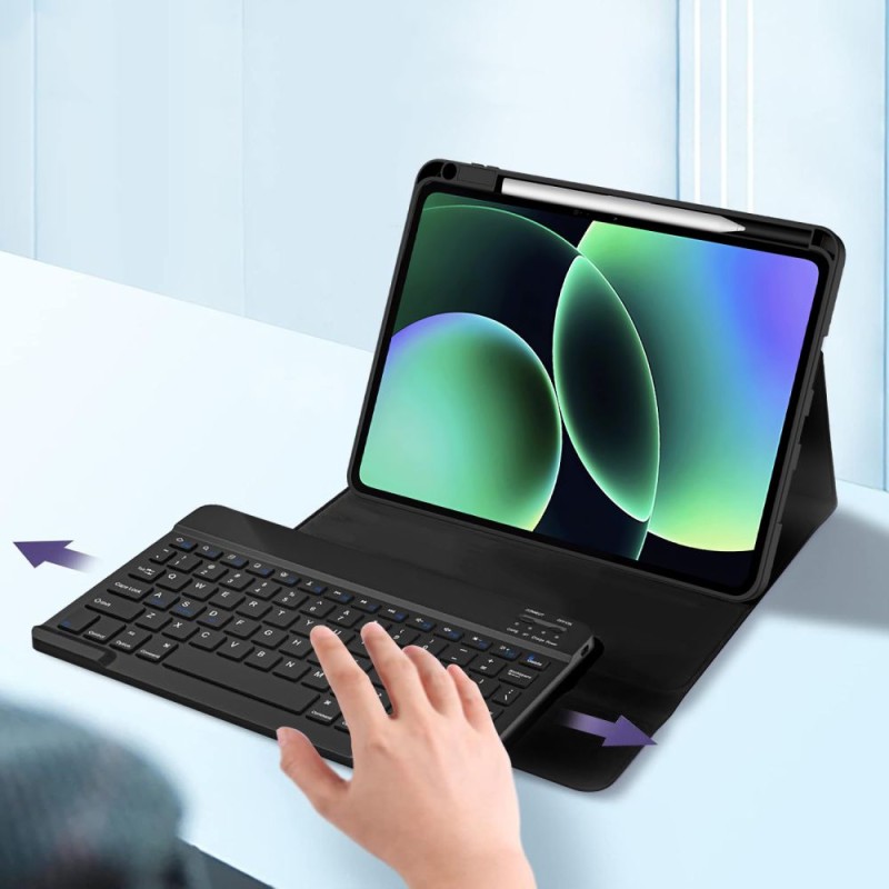Tech-Protect SC Pen + Keyboard кейс за Xiaomi Pad 7 / 7 Pro / 8 / 8 Pro 11.2 (черен) - 5906302339464
