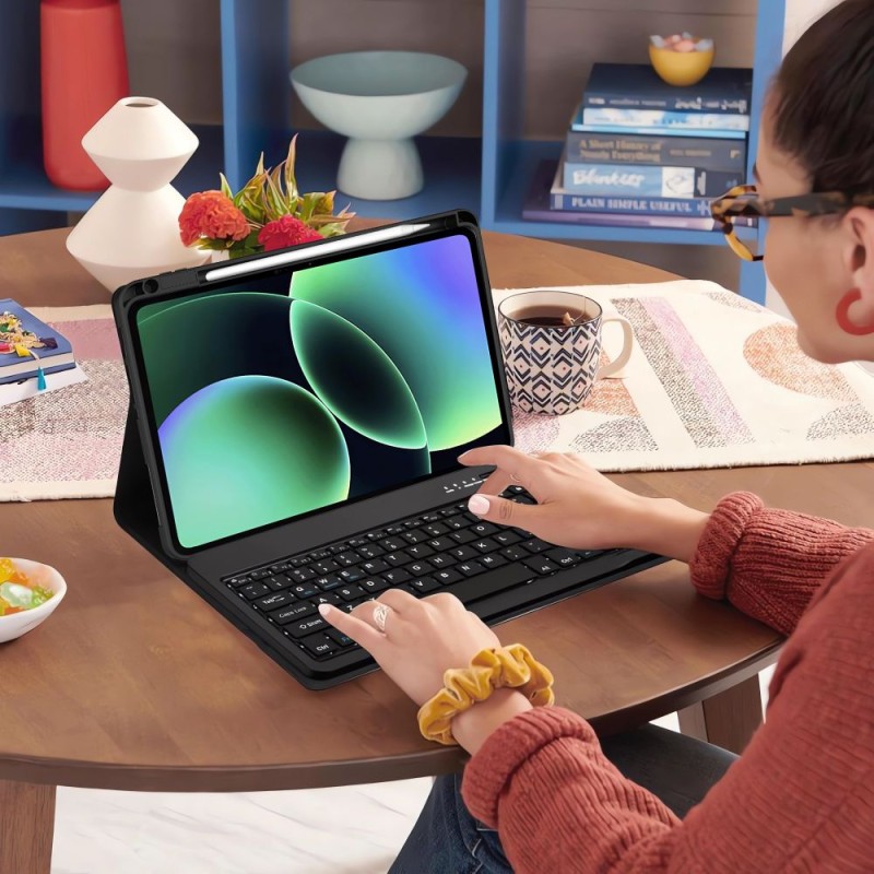 Tech-Protect SC Pen + Keyboard кейс за Xiaomi Pad 7 / 7 Pro / 8 / 8 Pro 11.2 (черен) - 5906302339464