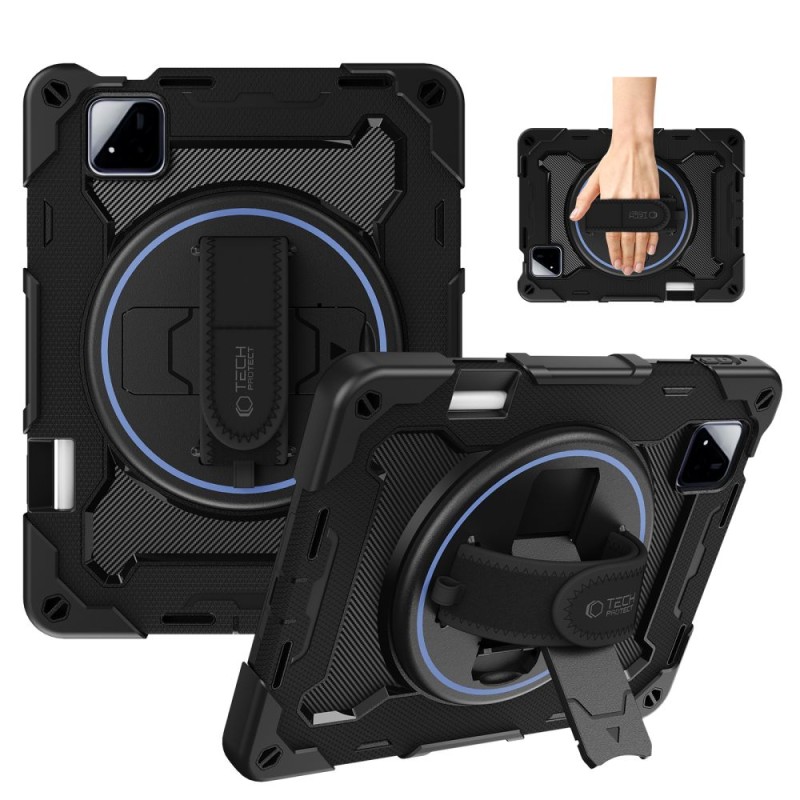 Tech-Protect Solid кейс за Xiaomi Pad 7 / 7 Pro / 8 / 8 Pro 11.2 (черен) - 5906302339471