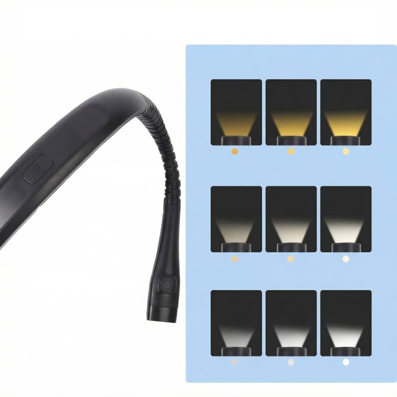 TECH-PROTECT LL200 LED лампа за четене на врата черна - TECH-PROTECT LL200 LED лампа за четене на врата черна - 5906302339495