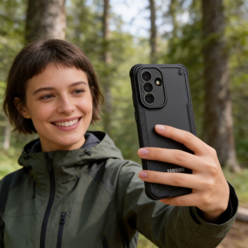 TECH-PROTECT RUGGED SHIELD за Samsung Galaxy A57 5G – Matte Black (черен мат) - 5906302339518