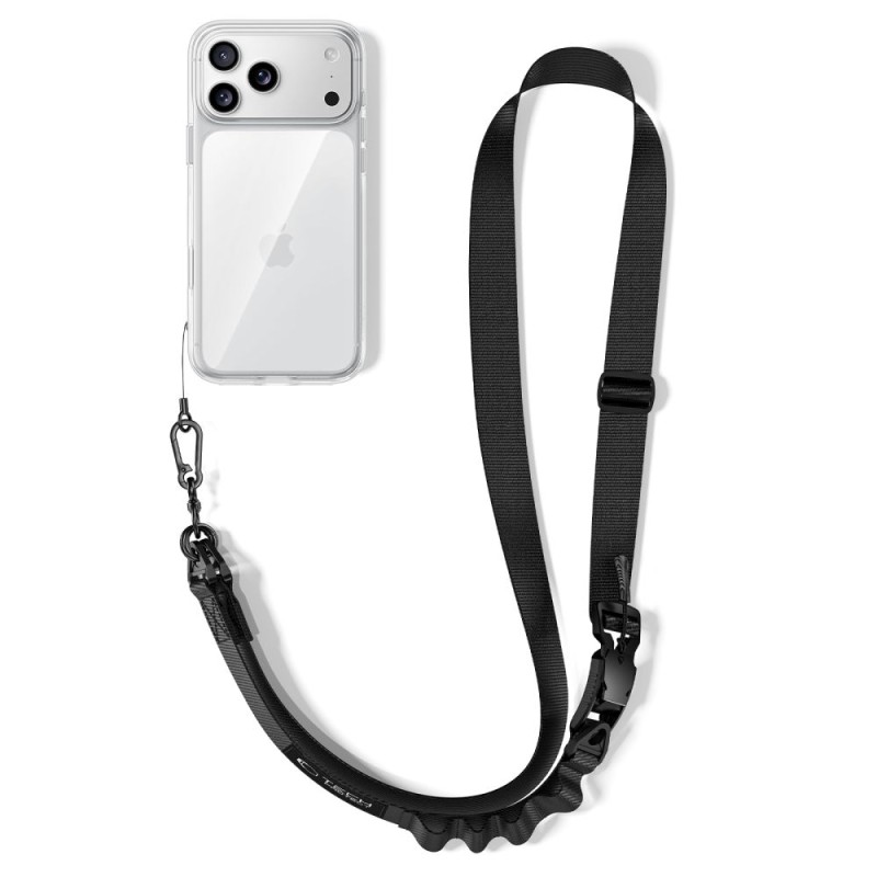 Tech-Protect C9S Rope Crossbody Black - Tech-Protect C9S Rope Crossbody Black - 5906302339655