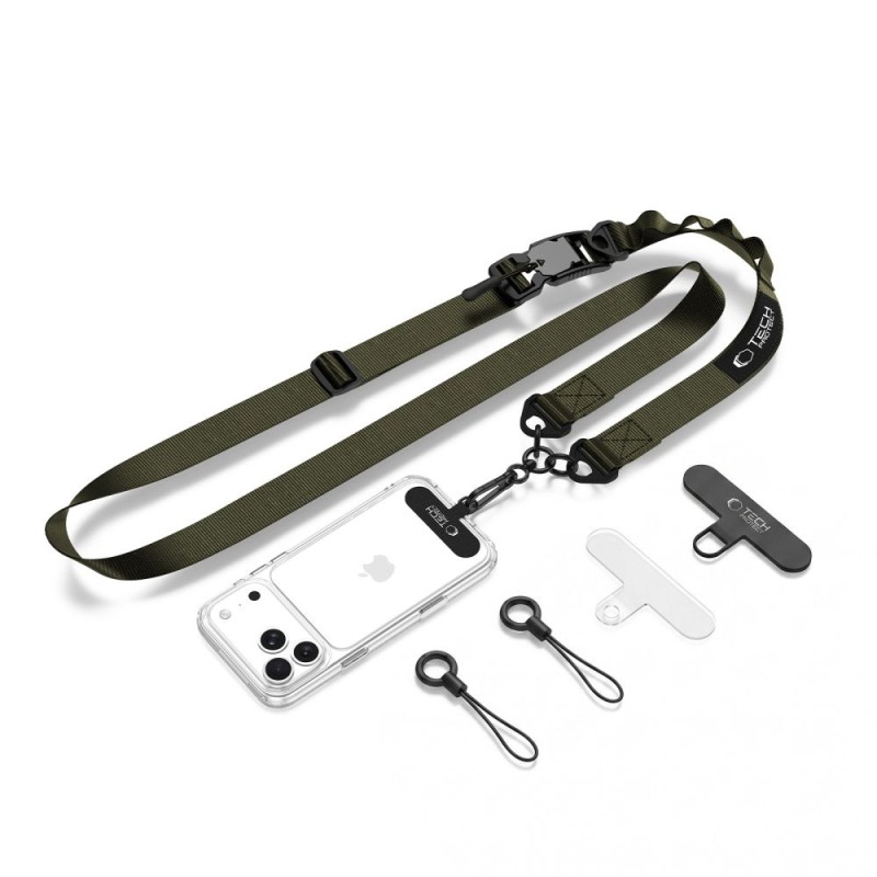 TECH-PROTECT C9S Rope Crossbody Army Green - TECH-PROTECT C9S Rope Crossbody Army Green - 5906302339679
