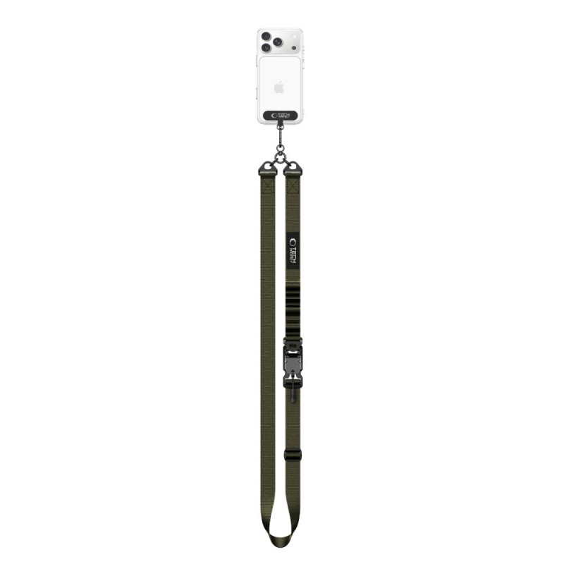 TECH-PROTECT C9S Rope Crossbody Army Green - TECH-PROTECT C9S Rope Crossbody Army Green - 5906302339679