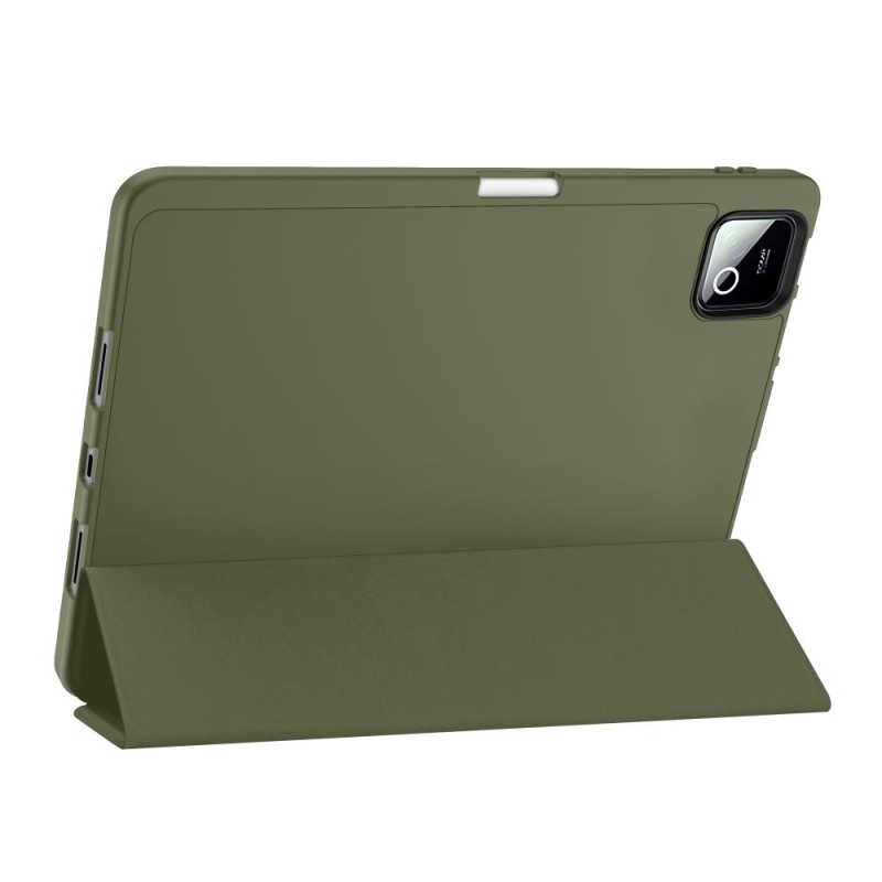 TECH-PROTECT SmartCase Pen калъф с поставка и отделение за стилус за Xiaomi Pad 7 / 7 Pro / 8 / 8 Pro 11.2 „Pine Green“ - 5906302339693