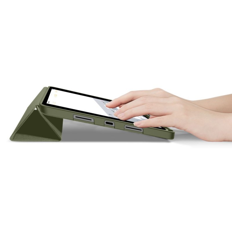 TECH-PROTECT SmartCase Pen калъф с поставка и отделение за стилус за Xiaomi Pad 7 / 7 Pro / 8 / 8 Pro 11.2 „Pine Green“ - 5906302339693