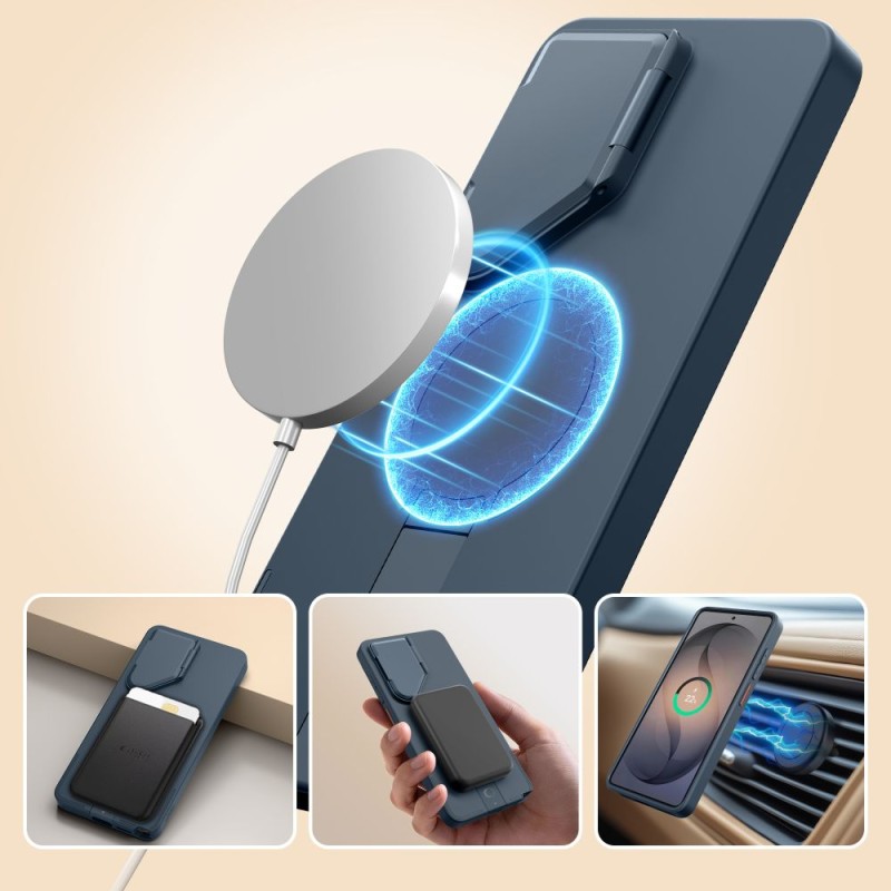 TECH-PROTECT KEVLAR AURA MAGSAFE Защитен калъф за Samsung Galaxy S26 Ultra Navy Blue - 5906302339709