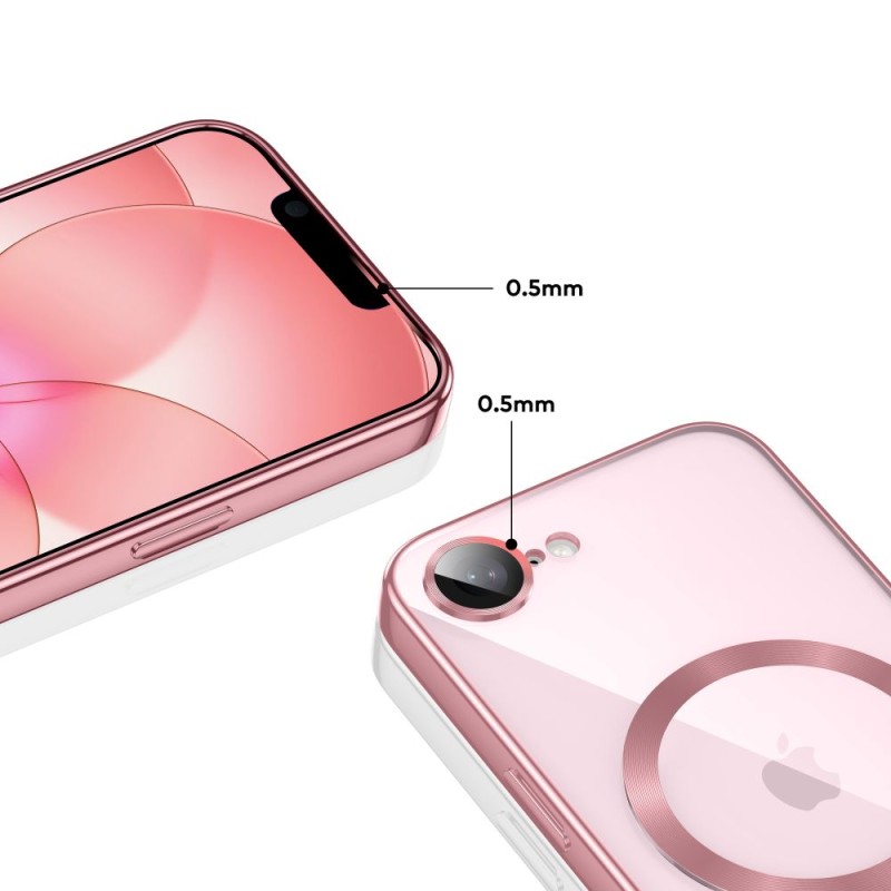 TECH-PROTECT MagFlex Magsafe кейс за iPhone 16E / 17E Rose Gold (розово злато) - TECH-PROTECT MagFlex Magsafe кейс за iPhone 16E / 17E Rose Gold (розово злато) - 5906302339761