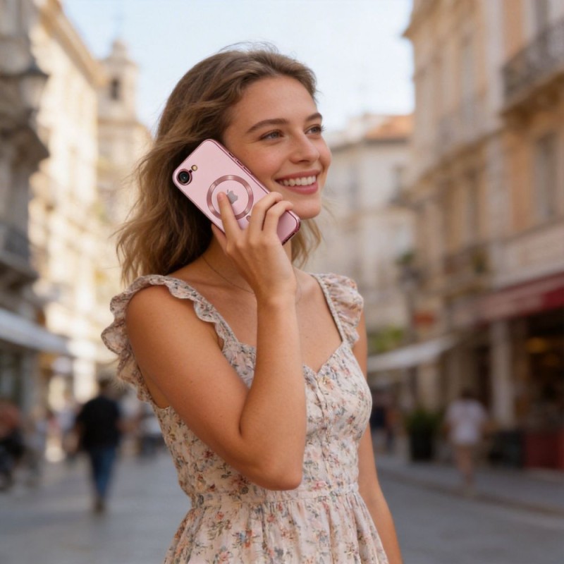 TECH-PROTECT MagFlex Magsafe кейс за iPhone 16E / 17E Rose Gold (розово злато) - TECH-PROTECT MagFlex Magsafe кейс за iPhone 16E / 17E Rose Gold (розово злато) - 5906302339761