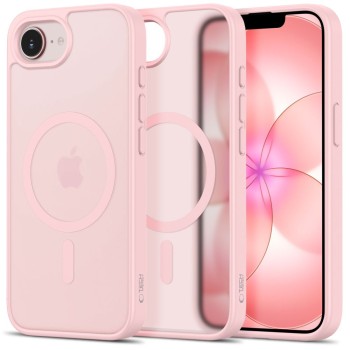 TECH-PROTECT BASICMAG MagSafe за iPhone 16E / 17E, матов soft pink