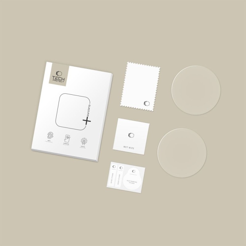 Tech-Protect Glass Fit+ 2-пак закалено стъкло за Amazfit T-Rex Ultra 2 (Clear) - Tech-Protect Glass Fit+ 2-пак закалено стъкло за Amazfit T-Rex Ultra 2 (Clear) - 5906302339808