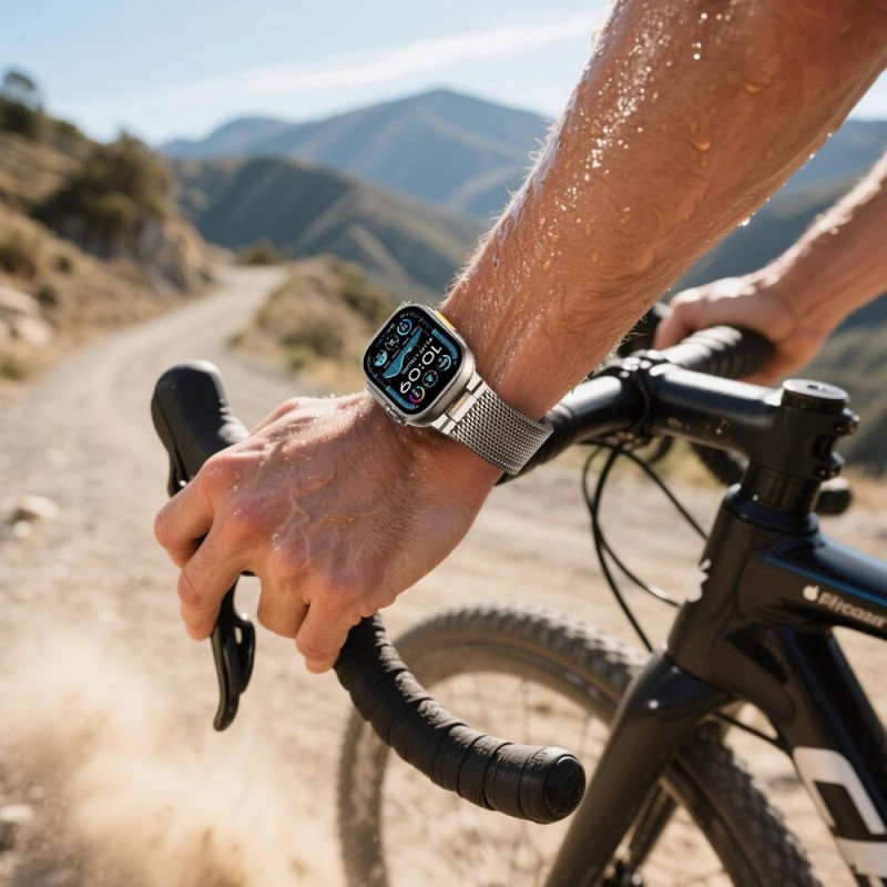 TECH-PROTECT MILANO VANGUARD за Apple Watch 8/9/10/11/SE/Ultra (44/45/46/49 мм) ТИТАН - TECH-PROTECT MILANO VANGUARD за Apple Watch 8/9/10/11/SE/Ultra (44/45/46/49 мм) ТИТАН - 5906302339853