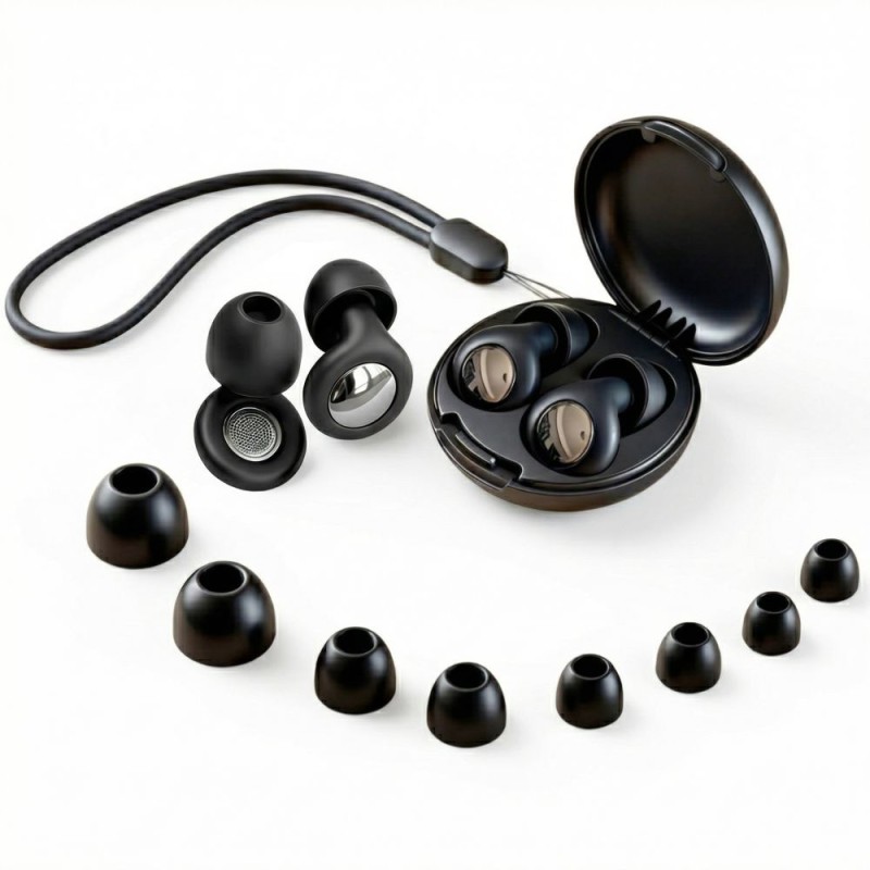 TECH-PROTECT QUIETFIT Запушалки за уши BLACK (до 40 dB) - TECH-PROTECT QUIETFIT Запушалки за уши BLACK (до 40 dB) - 5906302339921