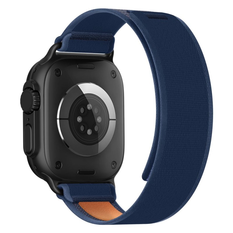 TECH-PROTECT NYLON ELITE Каишка за Apple Watch 8/9/10/11/SE/Ultra (44/45/46/49 мм) Navy/Orange - TECH-PROTECT NYLON ELITE Каишка за Apple Watch 8/9/10/11/SE/Ultra (44/45/46/49 мм) Navy/Orange - 5906302339952