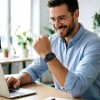 TECH-PROTECT NYLON ELITE Каишка за Apple Watch 8/9/10/11/SE/Ultra (44/45/46/49 мм) Navy/Orange - TECH-PROTECT NYLON ELITE Каишка за Apple Watch 8/9/10/11/SE/Ultra (44/45/46/49 мм) Navy/Orange - 5906302339952