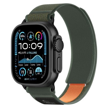 Tech-Protect Nylon Elite каишка за Apple Watch 8/9/10/11/SE/Ultra (44/45/46/49 мм) Green/Orange Tech-Protect Nylon Elite каишка за Apple Watch 8/9/10/11/SE/Ultra (44/45/46/49 мм) Green/Orange