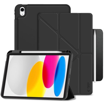 Tech-Protect SC Pen Origami калъф с поставка за iPad 10.9” (10/2022) / iPad 11” (11/2025) BLACK