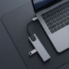 TECH-PROTECT HB09 8в1 хъб за Type-C: USB-A 3.0, USB-C 3.0, HDMI 4K 60Hz, SD/TF, PD 100W, RJ45 Gigabit, Space Grey - TECH-PROTECT HB09 8в1 хъб за Type-C: USB-A 3.0, USB-C 3.0, HDMI 4K 60Hz, SD/TF, PD 100W, RJ45 Gigabit, Space Grey - 5906302340033
