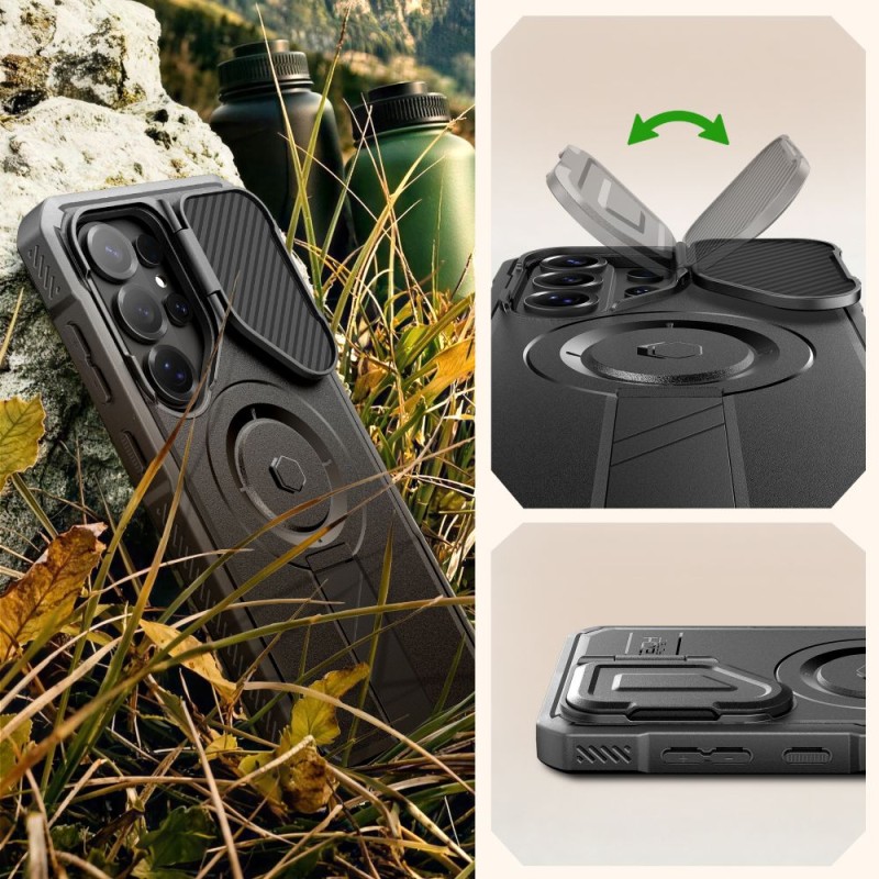 TECH-PROTECT KEVLAR MAGSAFE 2-SET за Samsung Galaxy S26 Ultra Black - TECH-PROTECT KEVLAR MAGSAFE 2-SET за Samsung Galaxy S26 Ultra Black - 5906302340040