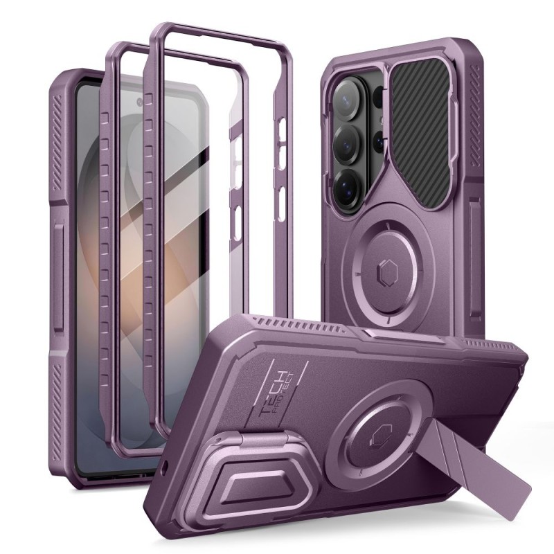 TECH-PROTECT KEVLAR MagSafe 2-SET за Samsung Galaxy S26 Ultra (Violet) - TECH-PROTECT KEVLAR MagSafe 2-SET за Samsung Galaxy S26 Ultra (Violet) - 5906302340057