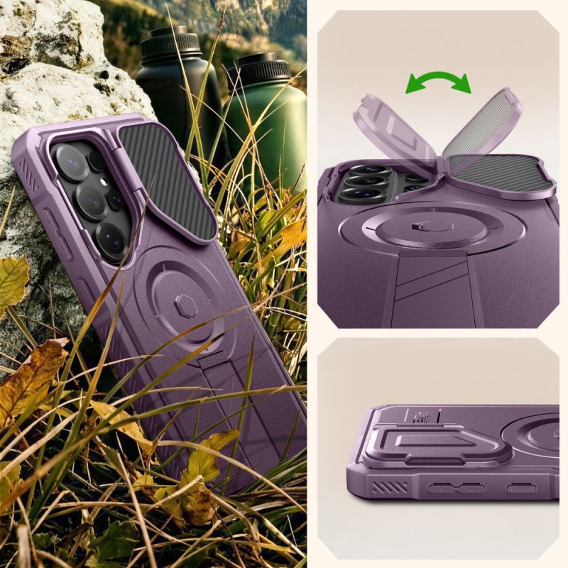 TECH-PROTECT KEVLAR MagSafe 2-SET за Samsung Galaxy S26 Ultra (Violet) - TECH-PROTECT KEVLAR MagSafe 2-SET за Samsung Galaxy S26 Ultra (Violet) - 5906302340057