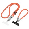 TECH-PROTECT C10S Rope презрамка и каишка за китка Оранжево/Титаниевo - TECH-PROTECT C10S Rope презрамка и каишка за китка Оранжево/Титаниевo - 5906302340095